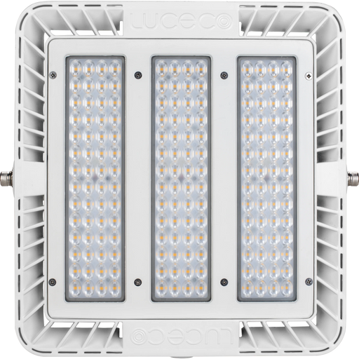Luceco Ceres white RAL 9016 IP65 highbay 356mm 16000lm 110w dim + em rack