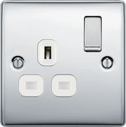 BG Electrical Nexus Metal Polished Chrome - Single, switched, double pole