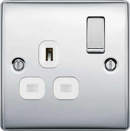BG Electrical Nexus Metal Polished Chrome - Single, switched, double pole