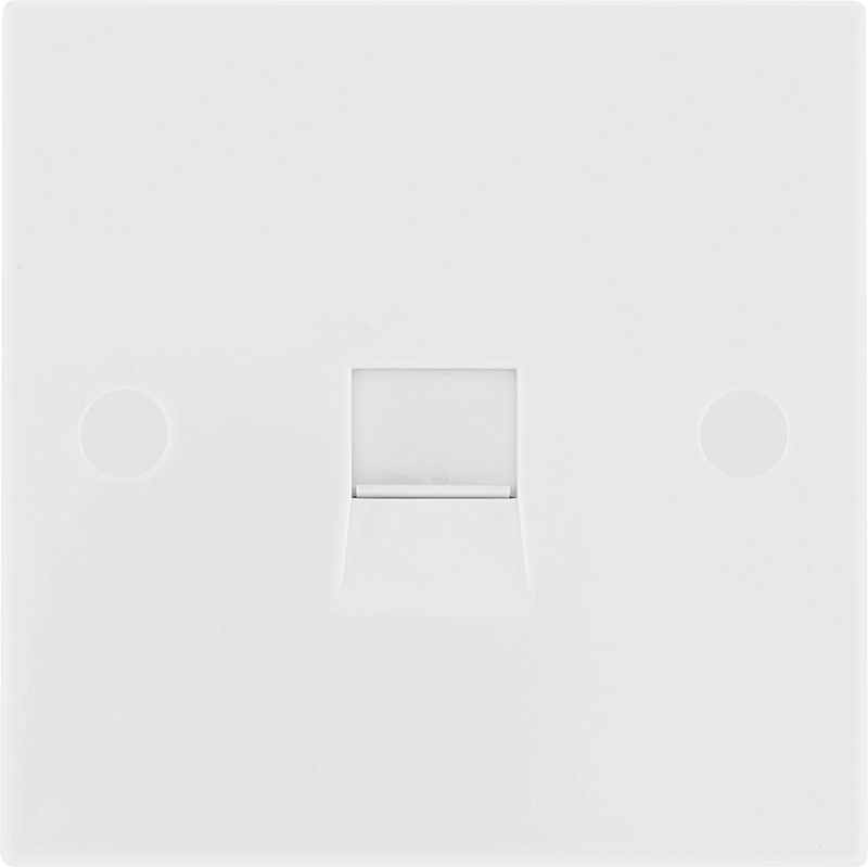 BG Electrical 900 Series - Single, RJ11 telephone socket (screw)