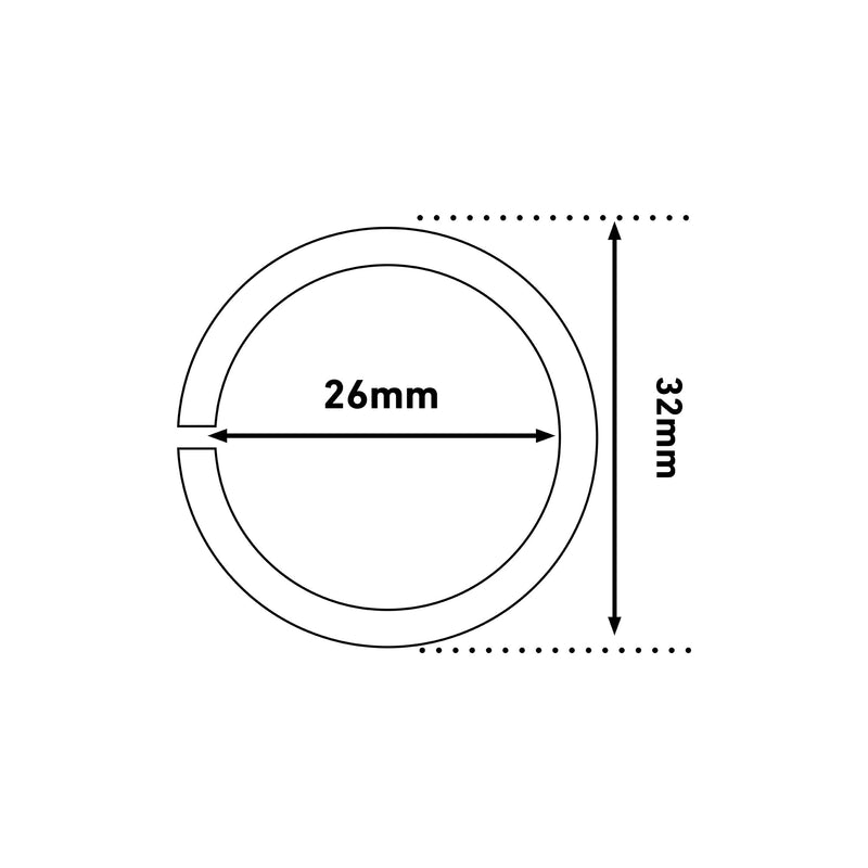 D-Line Cable Tidy - Cable Tidy Tube, Black - 1.1m, 32mm dia.