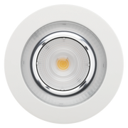 Luceco Platinum Mini - Platinium Mini RAL 9016 D-LIGHT D162MM 1100LM 8W STD GLOSS