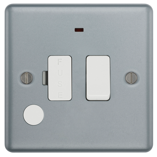 BG Electrical Metal Clad - Switched and fused with indicator and optional flex outlet