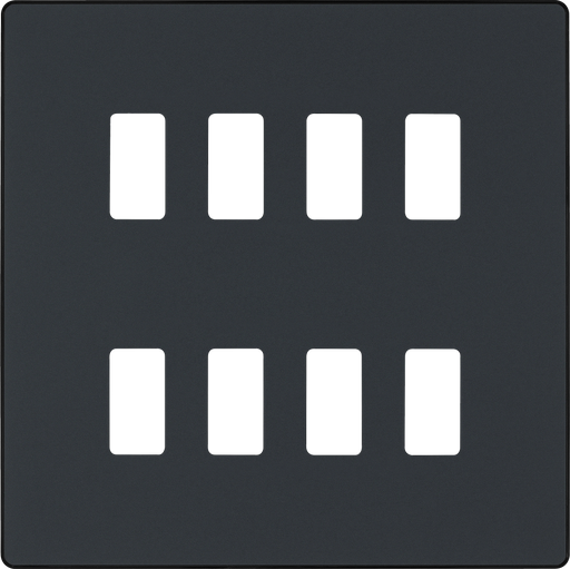 BG Electrical Grid - 8 module, square