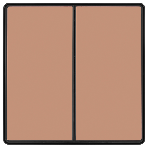 BG Electrical Evolve Polished Copper - Double, 2 way switch, edge rocker