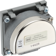 BG Electrical Euro Module - TV and radio - TV IEC male radio IEC female