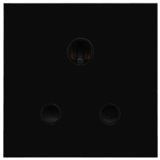 BG Electrical Euro Module - 5A round pin, unswitched socket