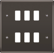 BG Electrical Grid - 6 module, square