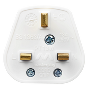Masterplug Basic - 13A, White