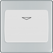 BG Electrical Flatplate Screwless Polished Chrome - Hotel key card switch