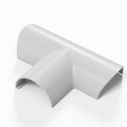 D-Line Trunking - 30x15mm White Equal Tee