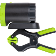Luceco Magnetic Torch - LED Mini Spotlight with Magnet and Clamp, USB-C Rechargeable, 3 Lighting Modes, Inspection Light, Hands-Free Operation, IP44, 5W, 500lm, 6500K