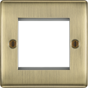 BG Electrical Euro Module - 2 module - square