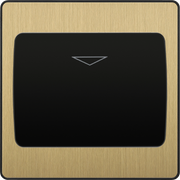 BG Electrical Evolve Satin Brass - Hotel key card switch