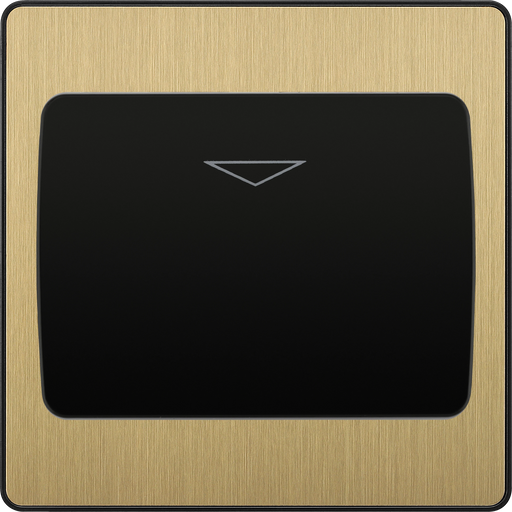 BG Electrical Evolve Satin Brass - Hotel key card switch