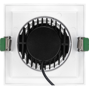 Luceco Square Spotlight - Single square module recessed white 140mm 1900lm 22w 4000k