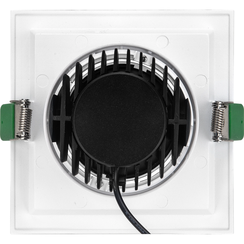Luceco Square Spotlight - Single square module recessed white 140mm 1900lm 22w 4000k