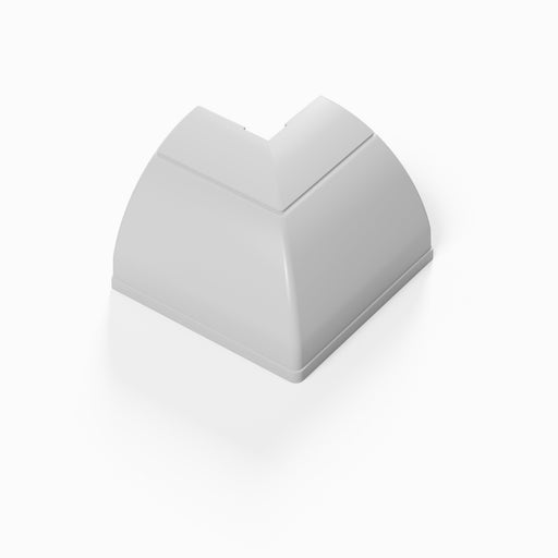 D-Line Trunking - 22x22mm White External Bend