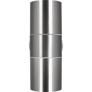 Luceco Azurar Wall Light - Exterior decorative up / down wall light GU10 stainless steel
