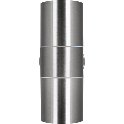 Luceco Azurar Wall Light - Exterior decorative up / down wall light GU10 stainless steel