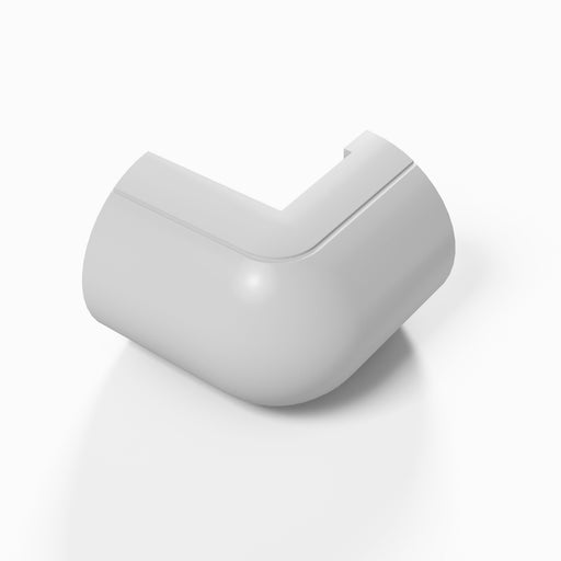 D-Line Trunking - 30x15mm White External Bend