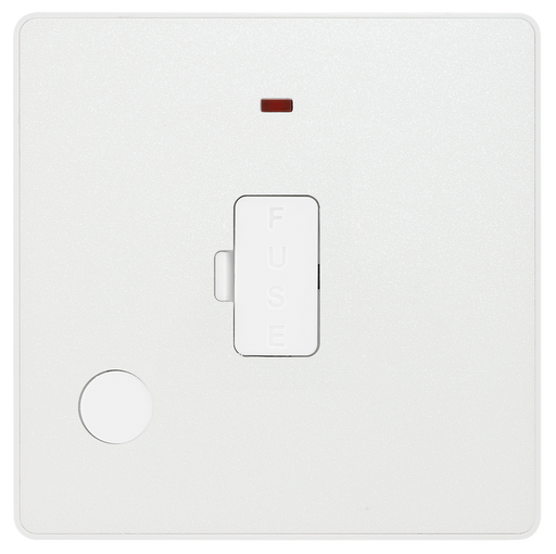 BG Electrical Evolve Pearlescent White - Unswitched and fused
