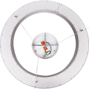Luceco Cirrus Decorative Pendant Luminaire, Circular Design, DALI Dimmable, IP20, 76.8W, 9600lm, 4000K