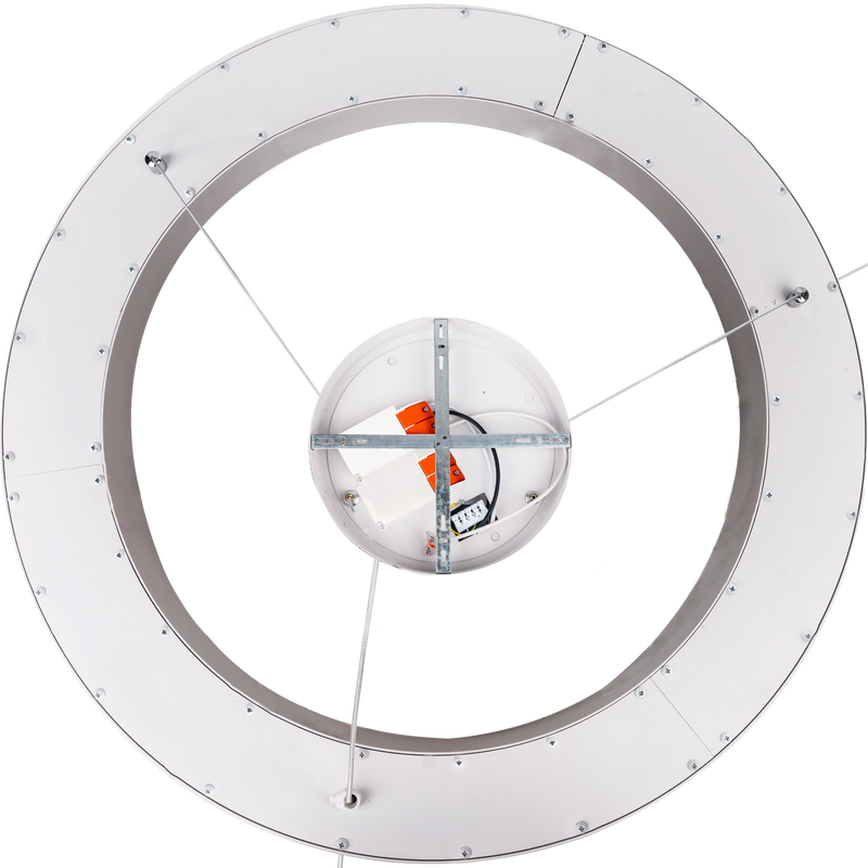Luceco Cirrus Decorative Pendant Luminaire, Circular Design, DALI Dimmable, IP20, 76.8W, 9600lm, 4000K