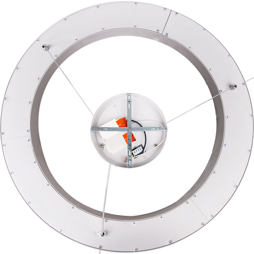 Luceco Cirrus Decorative Pendant Luminaire, Circular Design, DALI Dimmable, IP20, 76.8W, 9600lm, 4000K