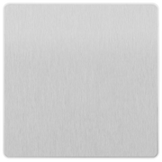 BG Electrical Evolve Brushed Steel - Single, blank plate