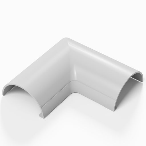 D-Line Trunking - 30x15mm White Flat Bend