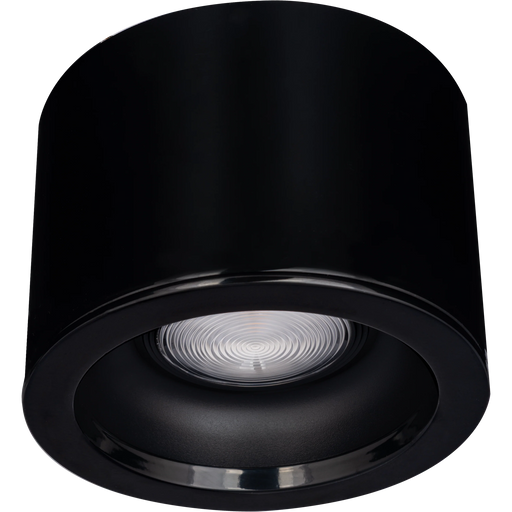 Luceco Platinum Mini Surface Downlight Dark Light Reflector RAL 9005 162mm 2800lm 27W 4000K Digital Dimmable