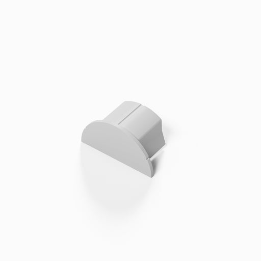 D-Line Trunking - 30x15mm White Smooth-Fit End Cap