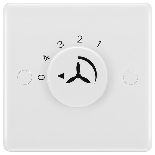 BG Electrical 800 Series - Single, 1 way, rotary fan controller