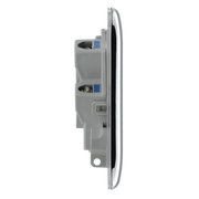 BG Electrical Nexus Metal Polished Chrome - Unswitched and fused