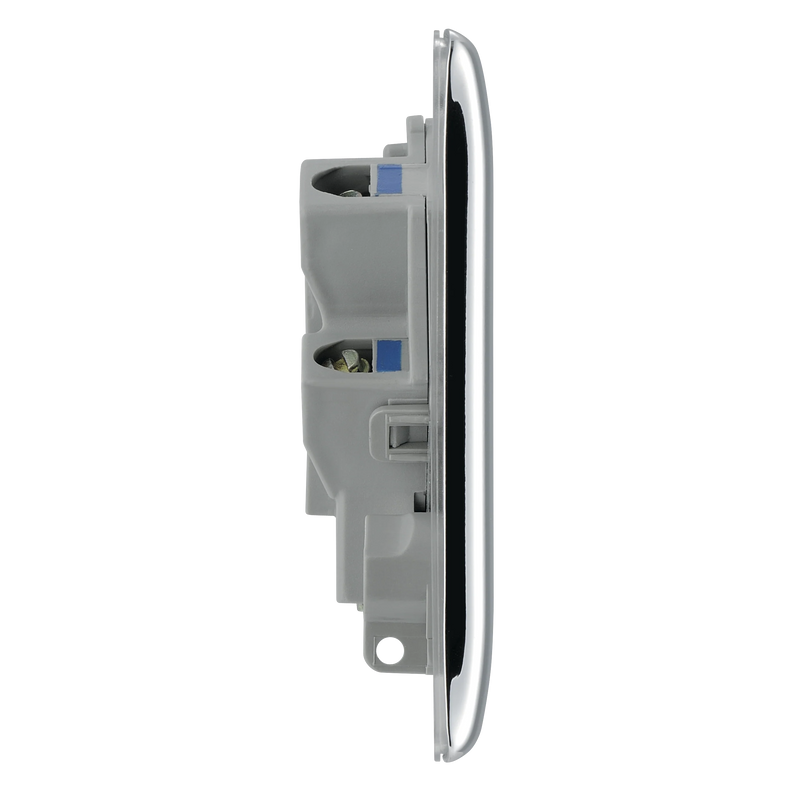BG Electrical Nexus Metal Polished Chrome - Unswitched and fused