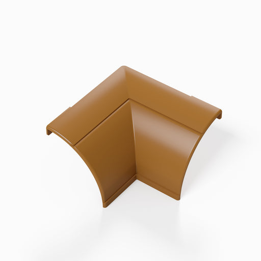 D-Line Trunking - 22x22mm Oak-Effect Internal Bend