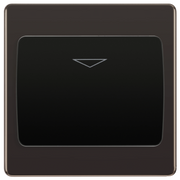 BG Electrical Flatplate Screwless Black Nickel - Hotel key card switch