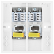 BG Electrical 900 Series - Double, telephone socket, master (IDC)