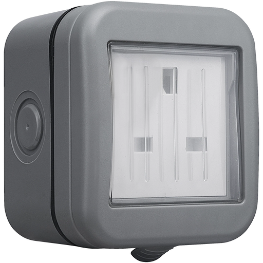 BG Electrical Weatherproof IP55 - Single, unswitched, IP55