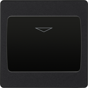 BG Electrical Evolve Matt Black - Hotel key card switch