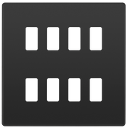 BG Electrical Grid - 8 module, square