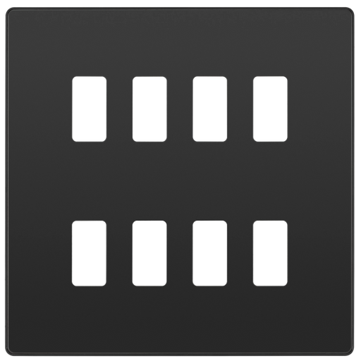 BG Electrical Grid - 8 module, square