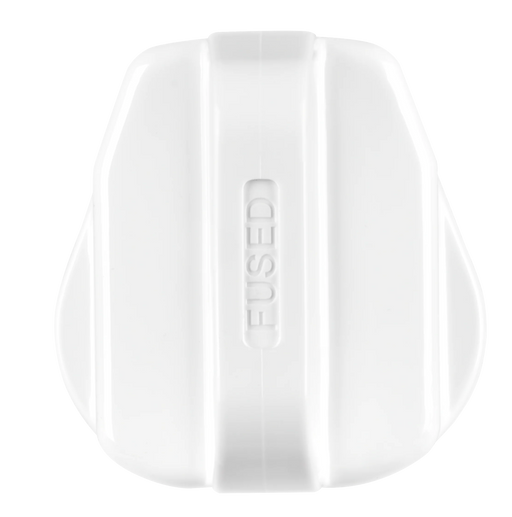 Masterplug Basic - 13A, White with Handle