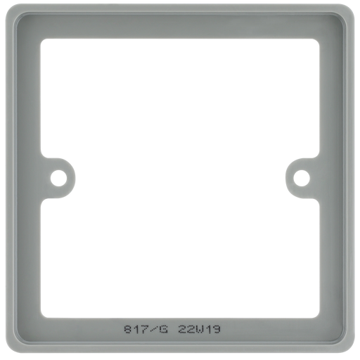 BG Electrical 800 Series - Single, 10mm square spacer