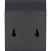 Luceco Slate Grey Wall Lights - Aries Decorative Outdoor Solar Wall Light with PIR Motion Sensor, LED Exterior Lighting, Slate Grey, IP44, 5W, 600lm, 3000K