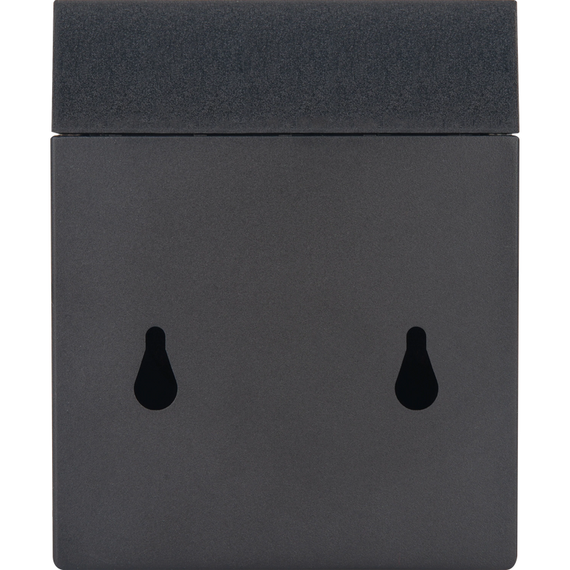 Luceco Slate Grey Wall Lights - Aries Decorative Outdoor Solar Wall Light with PIR Motion Sensor, LED Exterior Lighting, Slate Grey, IP44, 5W, 600lm, 3000K