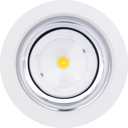 Luceco Platinum Mini Surface Downlight Gloss Reflector RAL 9016 162mm 3300lm 27W 4000K Fixed Output