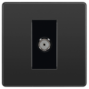 BG Electrical Evolve Black Chrome - Single, co-axial