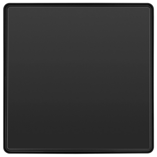 BG Electrical Evolve Black Chrome - Single, 2 way switch, edge rocker